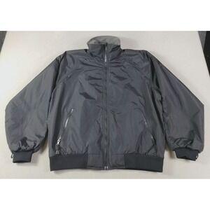 Galls Jacket Mens‎ Large Black Waterproof Bomber Fleece Lined Workwear Nylon